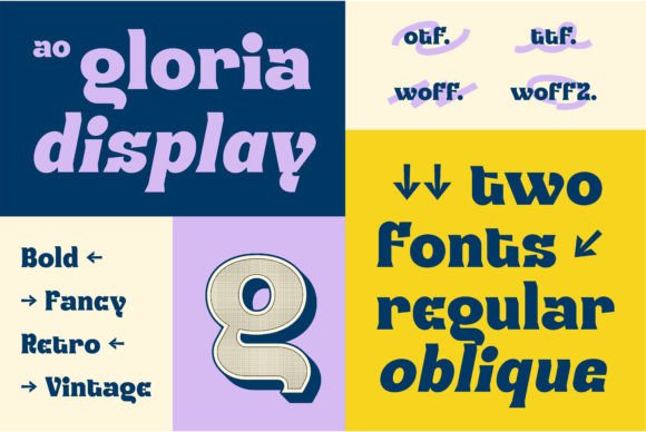 Ao Gloria: A Display Typeface That Anchors Joy