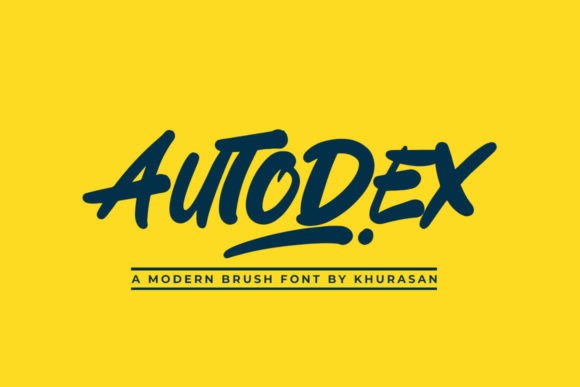 Autodex: A Bold, Friendly Display Font That Elevates Real Small Business Design