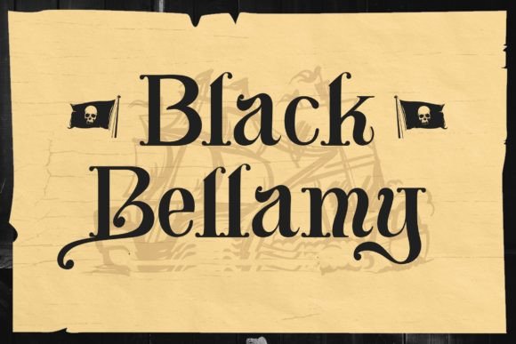 Black Bellamy: A Rugged Display Font for Handmade Brands