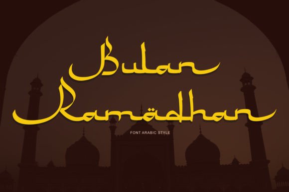 Bulan Ramadhan: A Thoughtful Display Font for Islamic Digital Branding