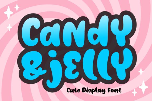 Candy and Jelly: A Playful Display Font for Small Business Branding