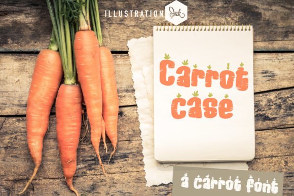 Carrot Case: A Display Font That Feels Like a Hand-Drawn Smile