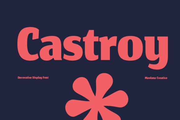Castroy: A Modern Display Font for Clean Digital Branding