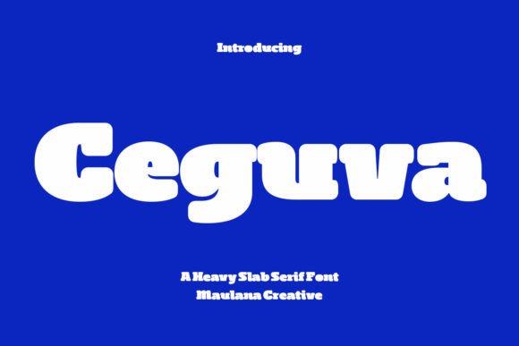 Ceguva: A Bold Display Font That Anchors Editorial Mood