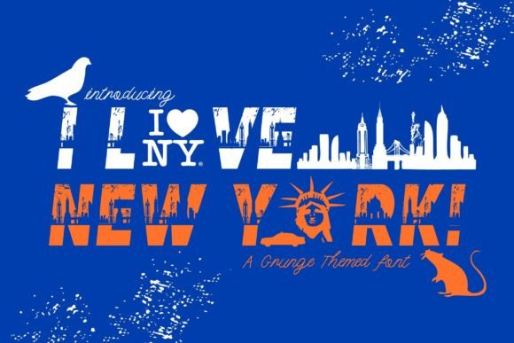 I Love New York: A Display Font That Anchors Editorial Mood