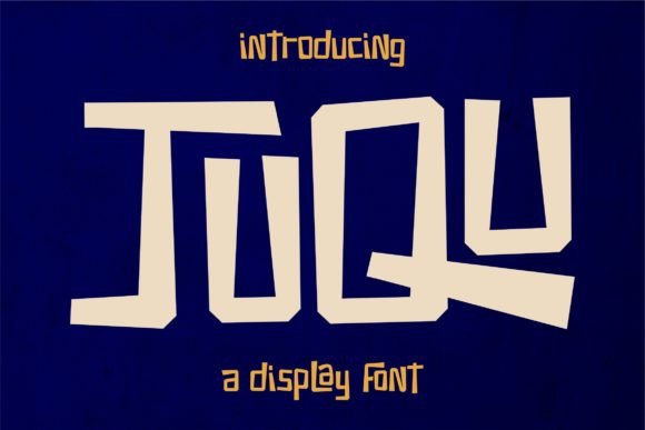 Juqu: A Playful Display Font That Makes Handmade Goods Shine