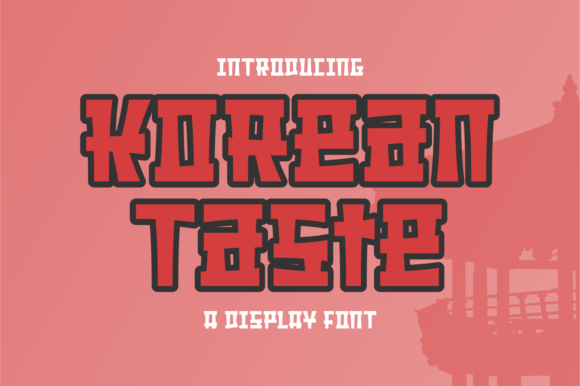 Korean Taste: A Display Font That Speaks Before You Scroll
