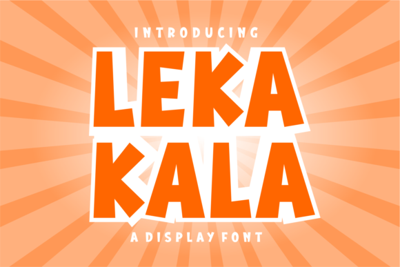 Leka Kala: A Bold Display Font for Editorial Impact