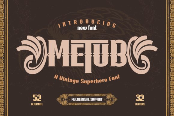 Metub: A Bold Display Font for Modern Web Design