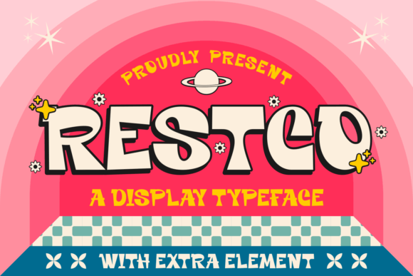 Restco: A Joyful Display Font for Digital Branding