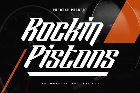 Rockin Pistons: A High-Energy Display Font for Scroll-Stopping Campaigns