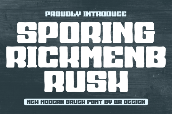 Sporing Rickmen Brush: A Bold, Authentic Display Font That Delivers