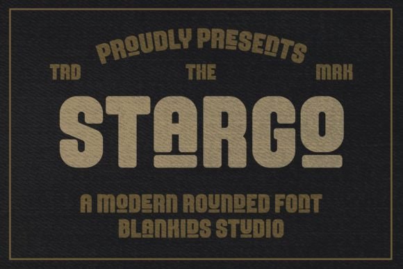 Stargo: A Display Font That Makes Headlines Pop
