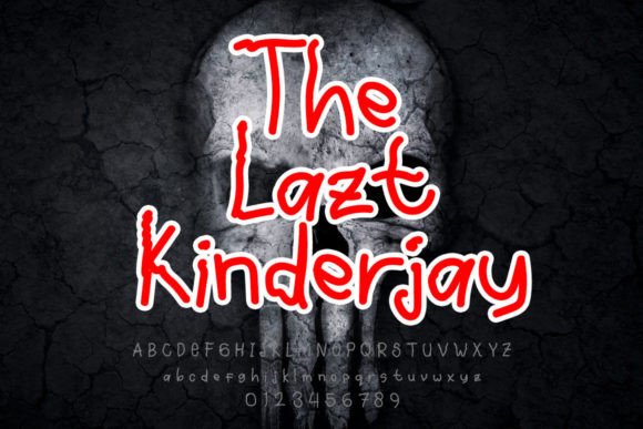 The Lazt Kinderjay: A Joyful Display Font for Handmade Creators