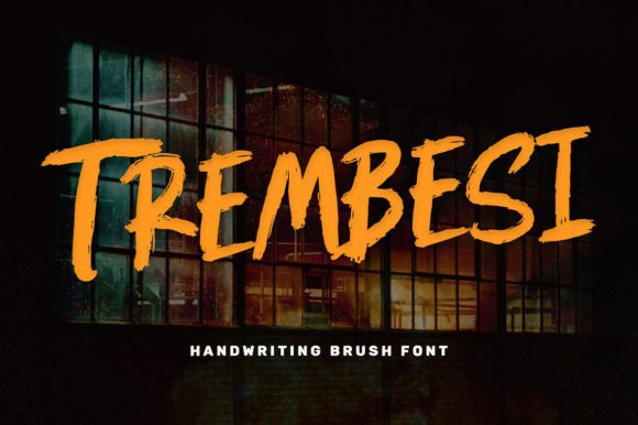Trembesi: A Confident Handwritten Display Font for Editorial Design