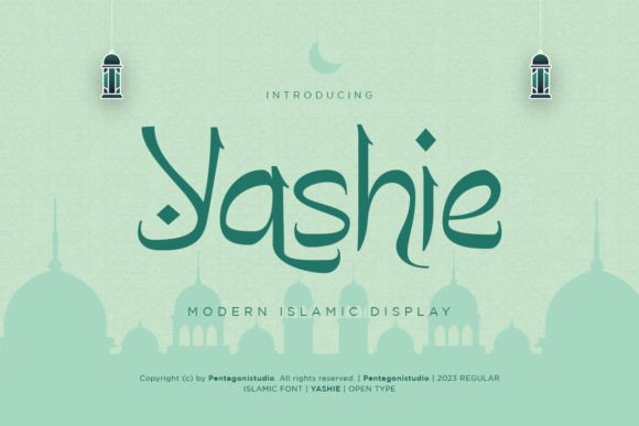 Yashie: A Modern Islamic Display Font for Brand Elegance