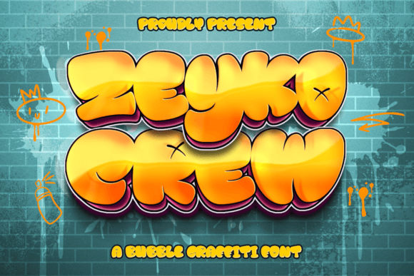 Zeyko Crew: A Bold Display Font for Digital Brand Impact